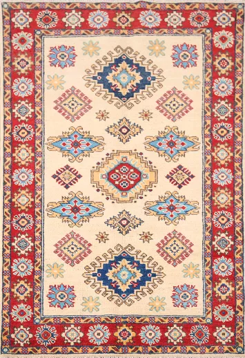 Handmade Wool Kazak Oriental Rug 3x5
