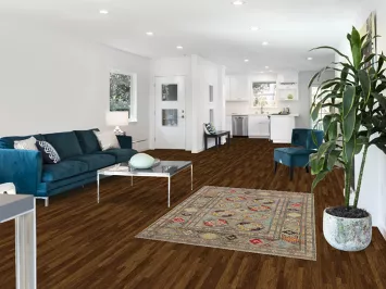 Geometric Wool Kazak Oriental Rug 4x6