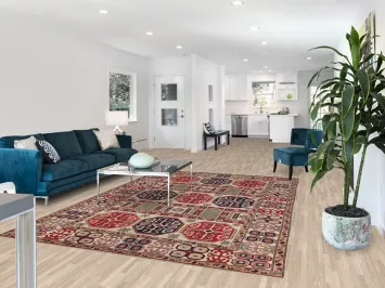 Geometric Kazak Oriental Area Rug 7x10