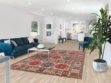 Handmade Wool Kazak Oriental Area Rug 7x10