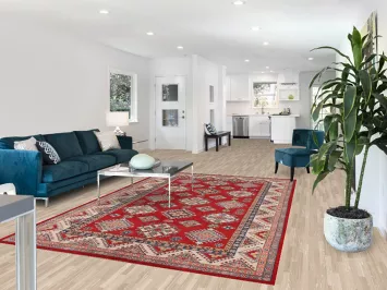 Handmade Red Wool Kazak Oriental Area Rug 6x10