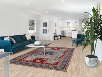 Handmade Wool Kazak Oriental Area Rug 6x9