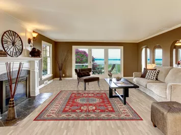 Handmade Red Kazak Oriental Area Rug 7x10