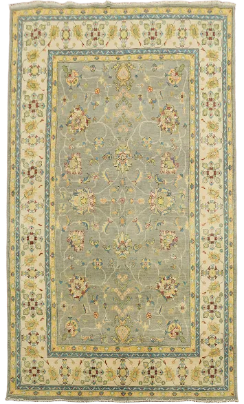 Handmade Floral Oushak Oriental Area Rug 7x10