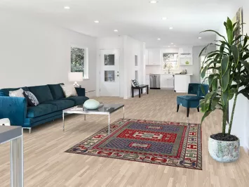 Geometric Wool Kazak Oriental Rug 5x7