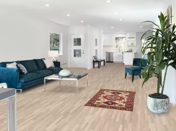 Geometric Wool Kazak Oriental Rug 3x4