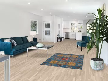 Garden Design Kazak Oriental Rug 4x5