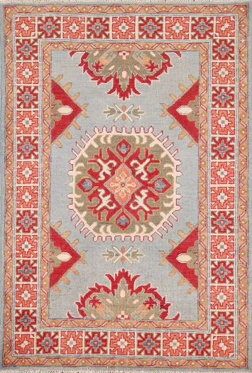 Handmade Wool Kazak Oriental Rug 3x5