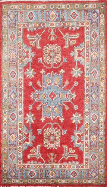 Handmade Wool Kazak Oriental Rug 3x5