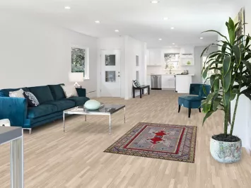 Gray Geometric Kazak Oriental Accent Rug 3x5