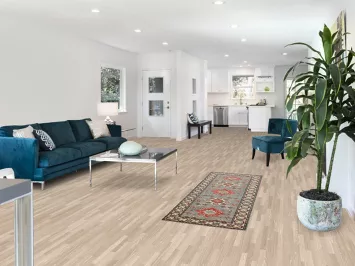 Gray Geometric Kazak Oriental Runner Rug 2x6