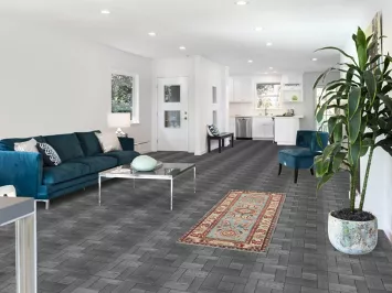 Light Blue Kazak Oriental Runner Rug 2x6