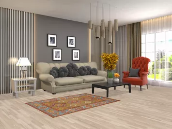 Handmade Wool Kazak Oriental Rug 3x5