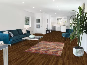 Striped Wool Kazak Oriental Foyer Rug 4x6