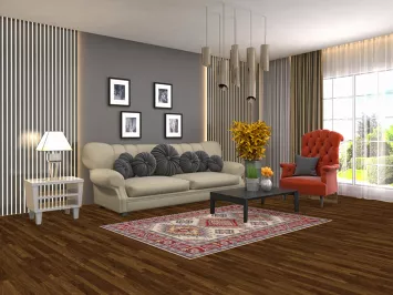 Ivory Wool Kazak Handmade Accent Rug 4x6