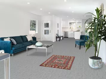 Geometric Wool Kazak Accent Rug 3x4