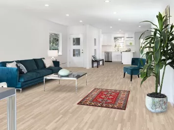 Geometric Wool Kazak Handmade Foyer Rug 3x4