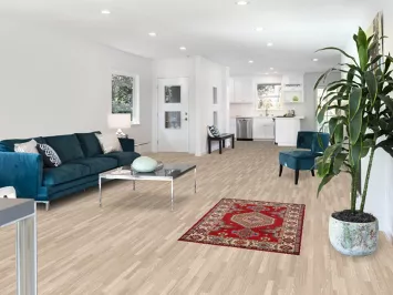 Geometric Red Kazak Oriental Rug 3x4