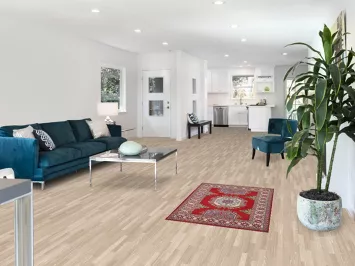 Geometric Kazak Oriental Foyer Rug 3x4