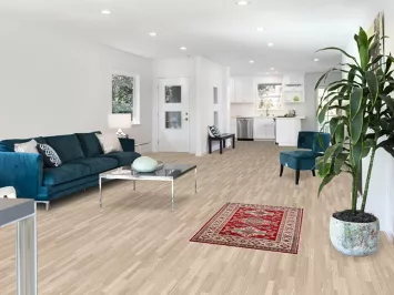 Handmade Red Kazak Wool Foyer Rug 3x4