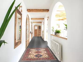 Handmade Wool Kazak Oriental Foyer Rug 3x5