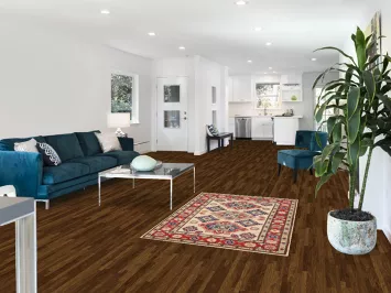 Geometric Wool Kazak Oriental Rug 4x5