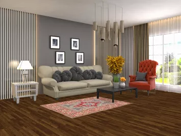 Handmade Wool Kazak Foyer Rug 3x5