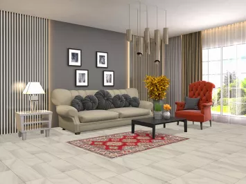 Red Geometric Kazak Accent Rug 3x5