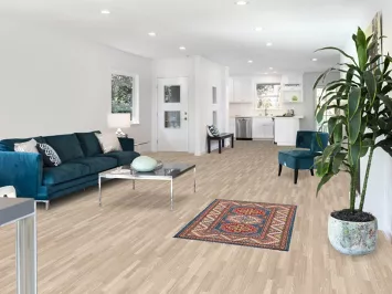 Blue Kazak Handmade Accent Rug 3x4