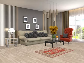 Handmade Wool Kazak Foyer Rug 3x4