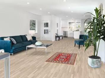 Geometric Red Kazak Handmade Foyer Rug 3x4