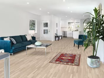 Geometric Red Kazak Foyer Rug 3x4