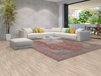 Distressed Wool Tabriz Persian Area Rug 10x13