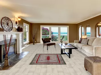 Geometric Kazak Oriental Foyer Rug 4x6