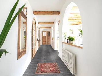 Geometric Heriz Serapi Indian Accent Rug 2x3