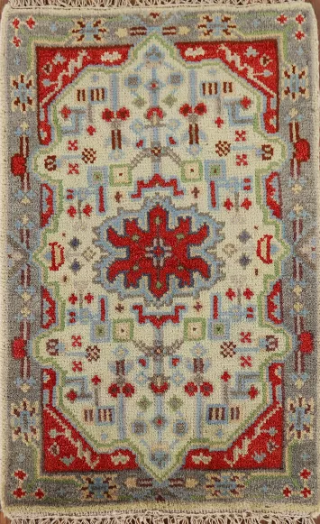 Geometric Kazak Indian Accent Rug 2x3