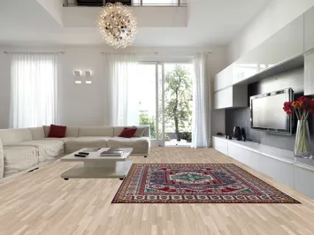 Geometric Kazak Oriental Area Rug 9x12