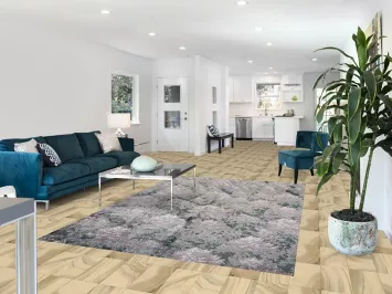 All-Over Abstract Modern Area Rug 6x9