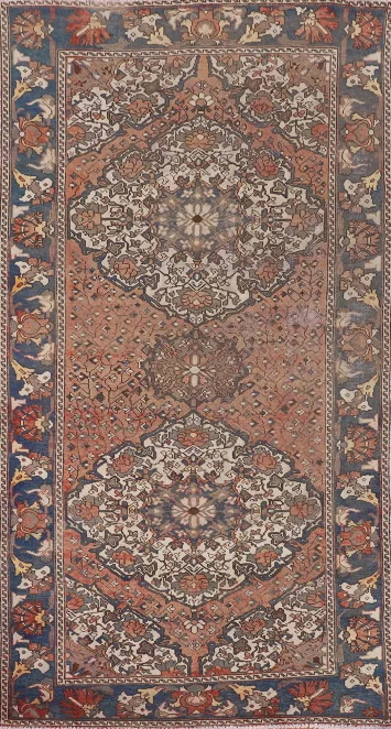 Vintage Bakhtiari Persian Living Room Rug 5x10