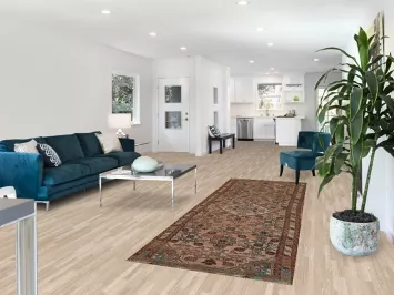 Distressed Wool Hamedan Persian Runner Rug 3x10