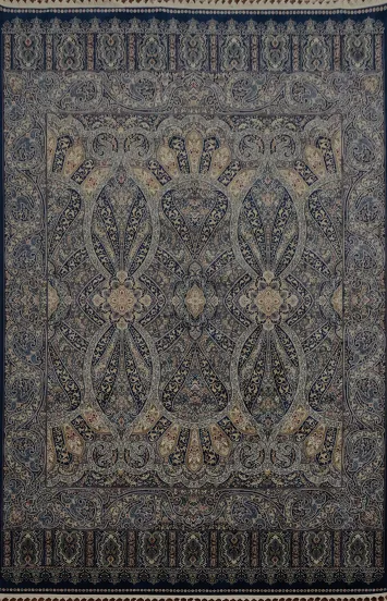 Classic Eastern Charm Detailed Traditional Qum Area Rug 7x10