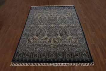 Classic Eastern Charm Detailed Traditional Qum Area Rug 7x10