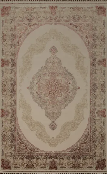 Traditional Qum Turkish Area Rug 7x10