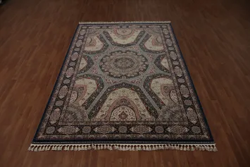 Richly Detailed Persian Rug with Classic Floral and Star Motifs 7x10