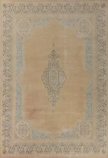 Vintage Kerman Persian Area Rug 10x13