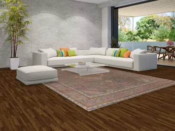 Floral Gray Tabriz Persian Area Rug 9x13