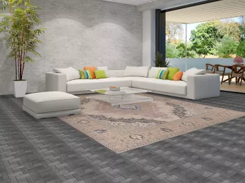 Vintage Wool Tabriz Persian Area Rug 10x12