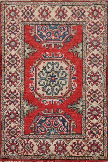 Handmade Wool Kazak Oriental Rug 2x3