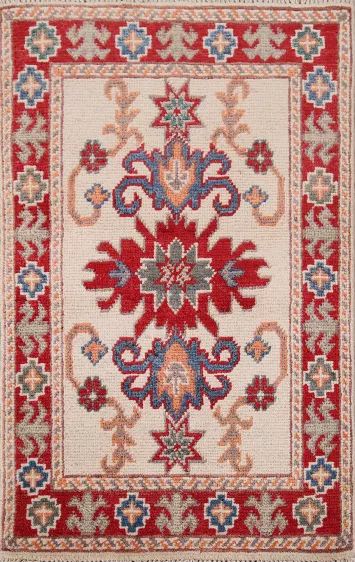 Handmade Wool Kazak Oriental Rug 2x3