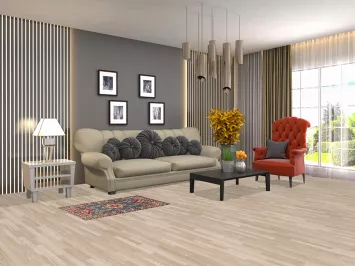 Blue Geometric Kazak Oriental Wool Rug 2x3